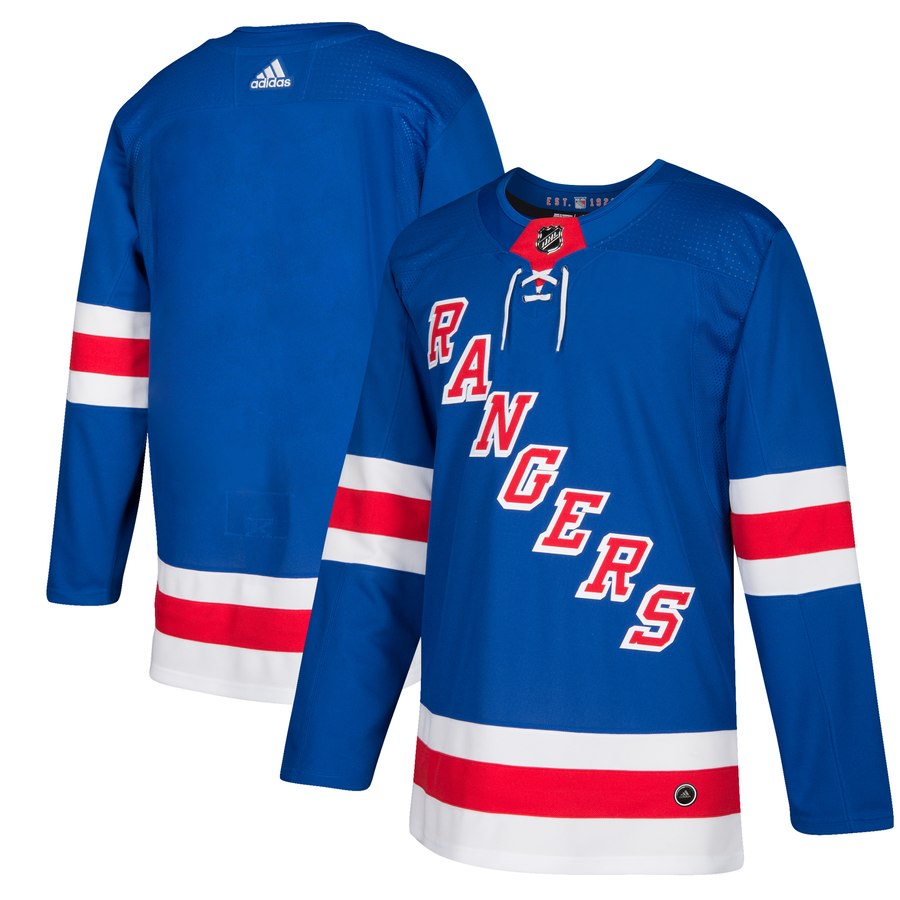 Men's Adidas New York Rangers Royal Blue Stitched NHL Jersey